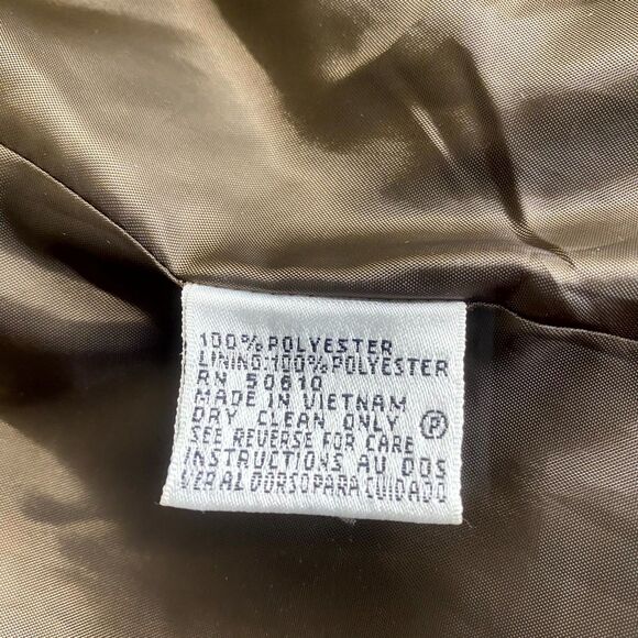 Le Suit Brown Business Work Blazer Womens Size 10 - Picture 8 of 10